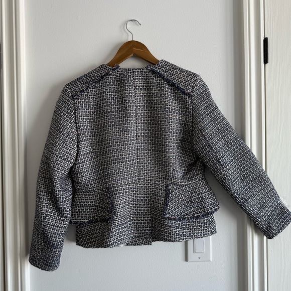 Banana Republic Black and White Tweed Blazer - Picture 4 of 4